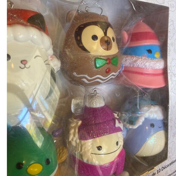 Original Squishmallows Christmas Tree Set of 10 Ornaments by Kurt Adler New READ - Picture 5 of 10